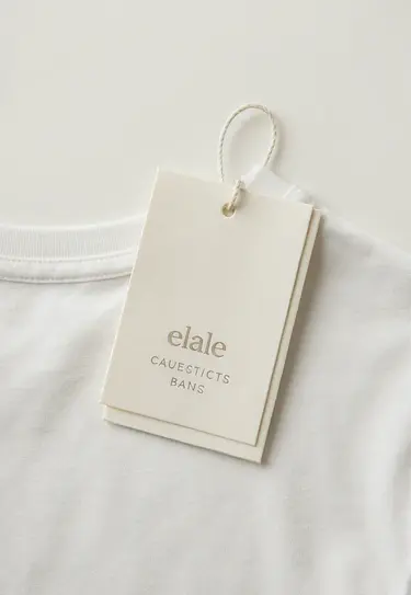 elale 简约吊牌与包装概念图